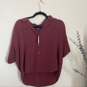 MADEWELL NWT 100% SILK CAMP SHIRT S